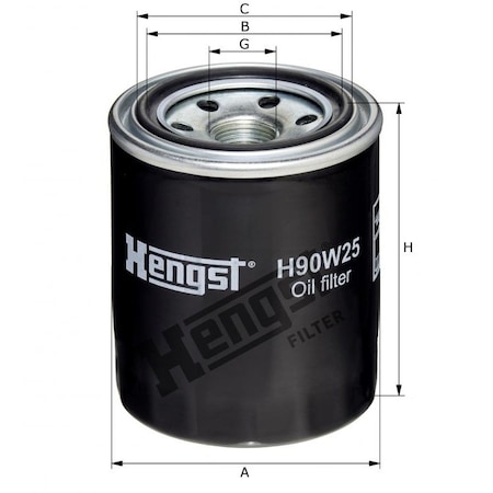 Hengst OIL FILTER H90W25